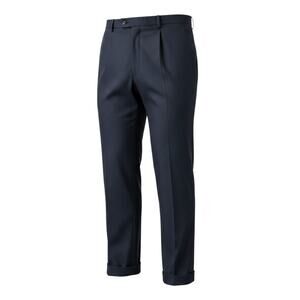 Braggi Louis Raphael Men's Black Pleated Dress Pants 36x29